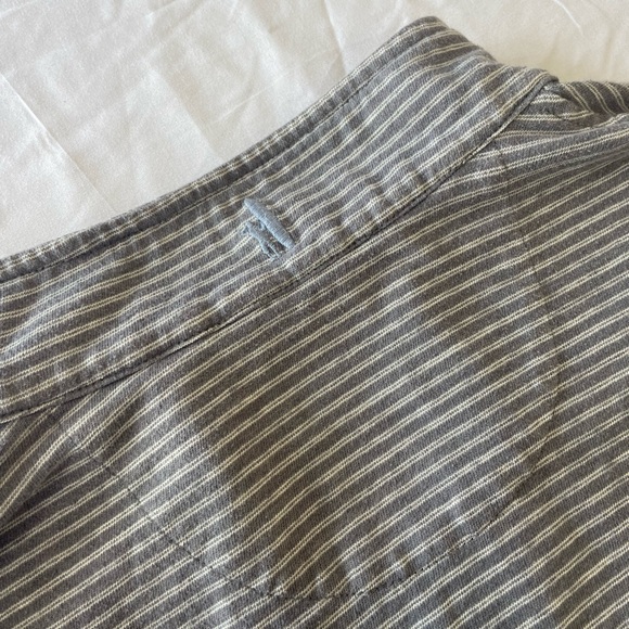 Johnnie-O Quarter Zip Striped Blue/Gray Size Small - Picture 5 of 6